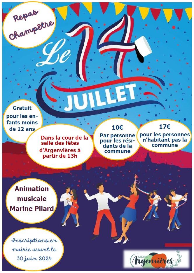 14 juillet 2024 argenvieres