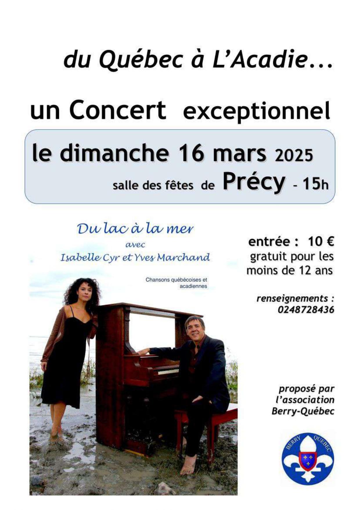 Affiche berry quebec2025 concertacadiens 16mars