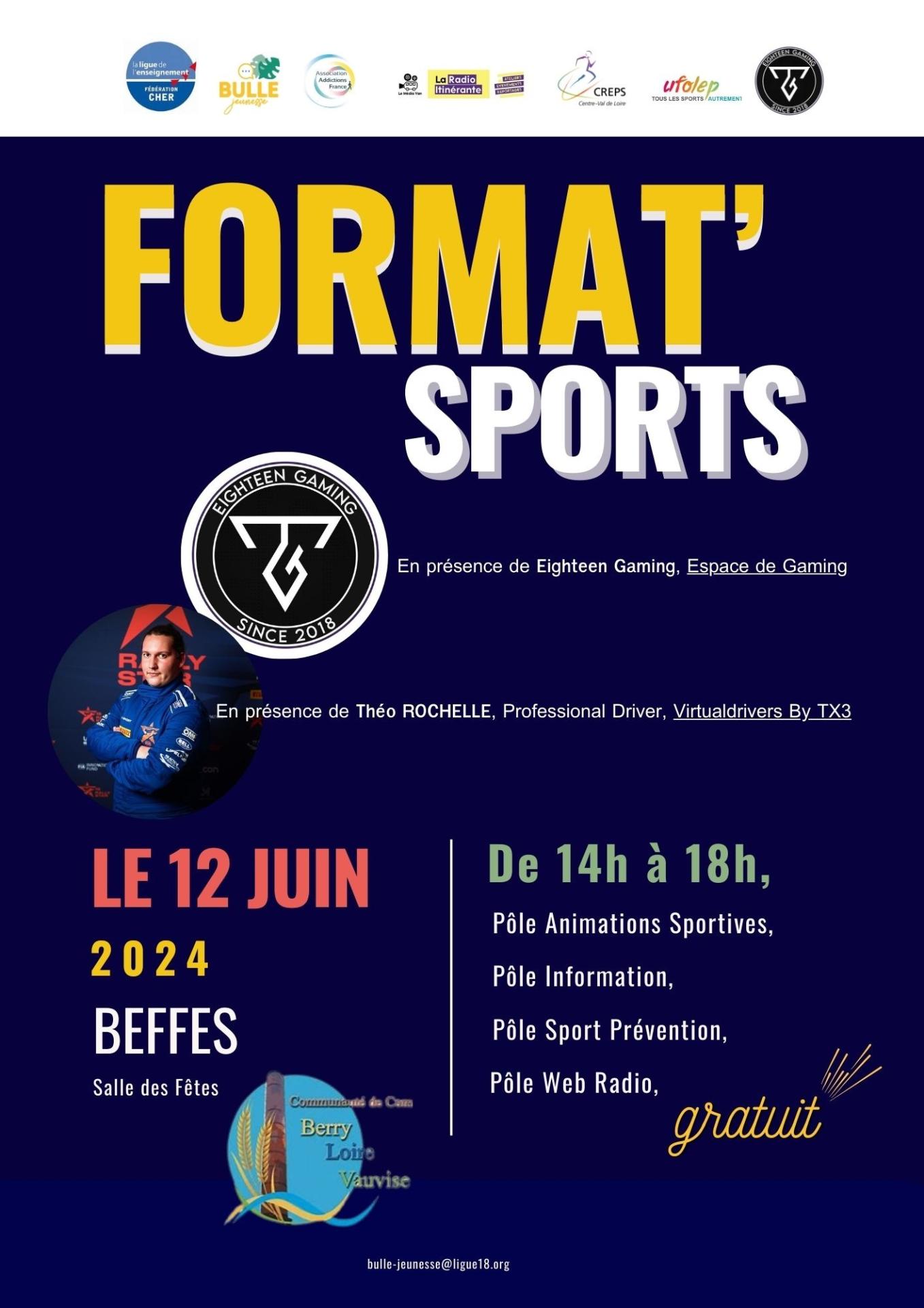 Affiche format sport 12 06 2024 beffes