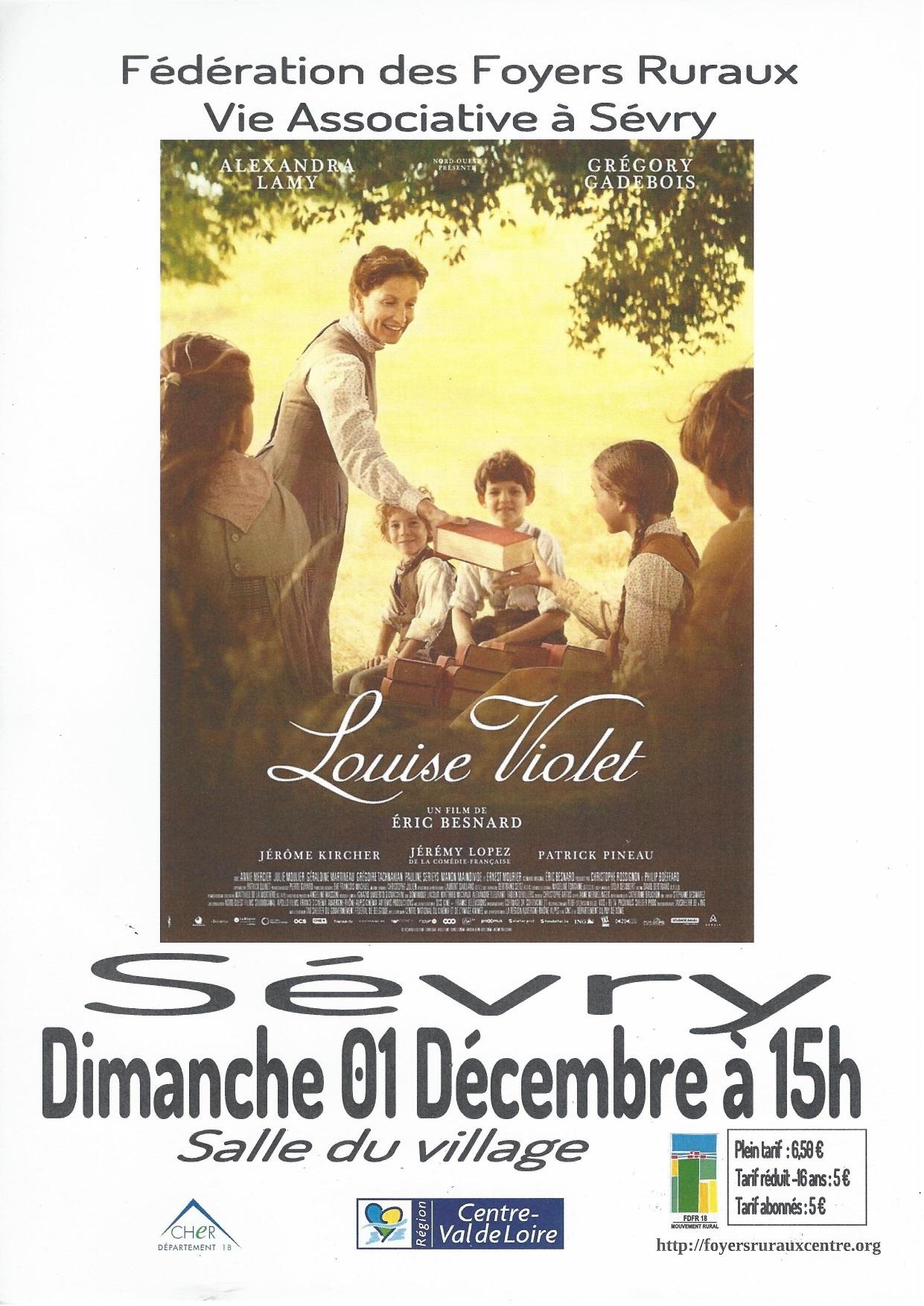 Film louise violet cinema a sevry