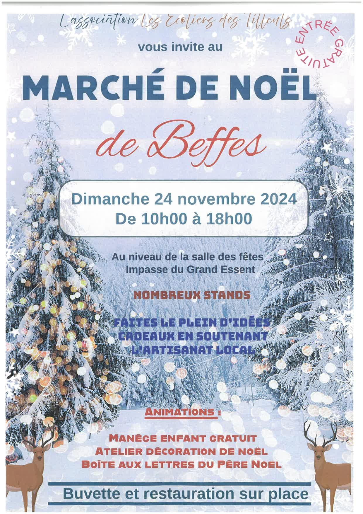 Marche de noel beffes 2024